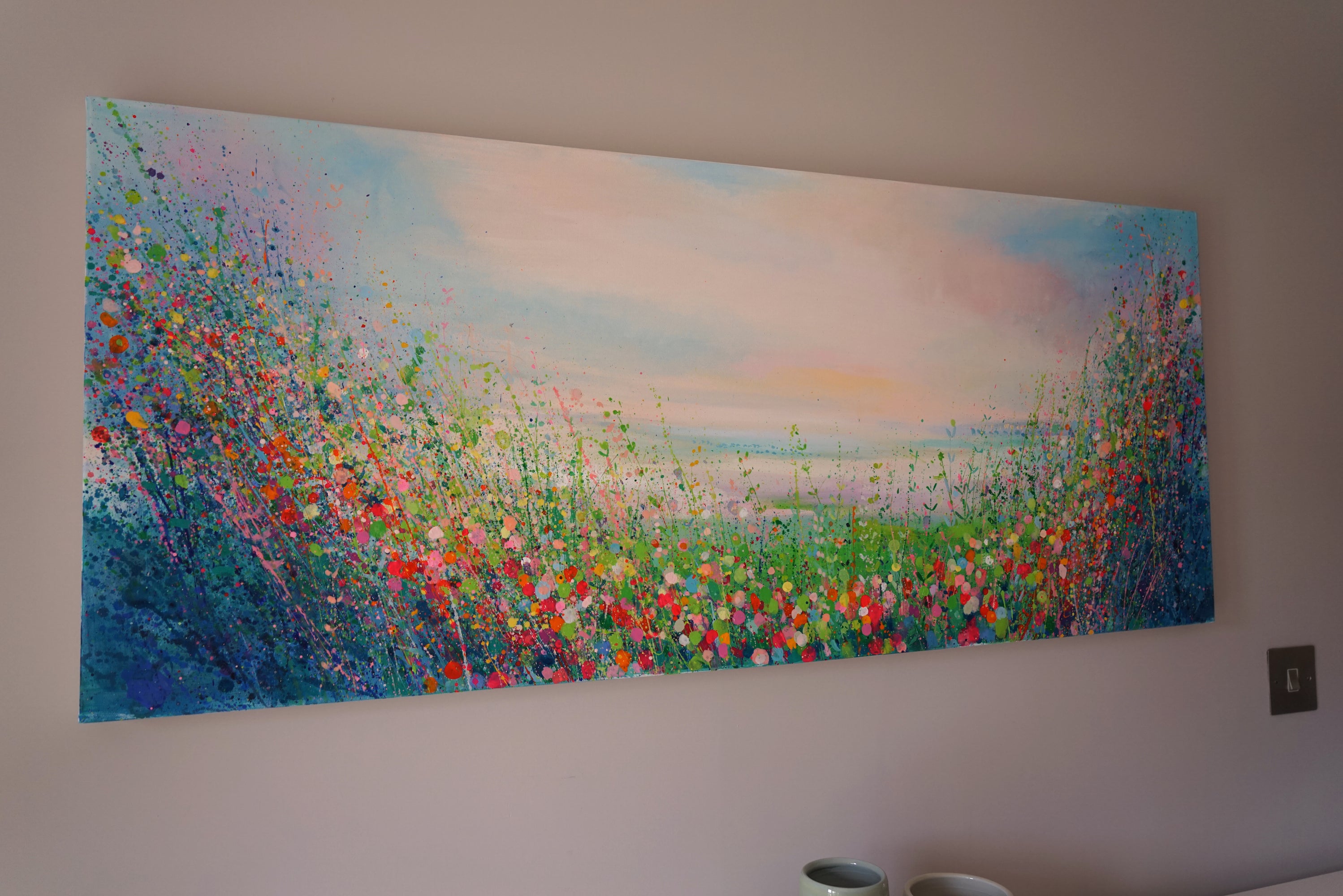 *Commissioned painting* Tapestry 50x120cm